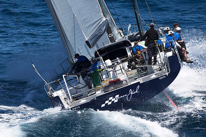 Alt_Black Jack 70 - 2014 Brisbane to Keppel Tropical Yacht Race © Andrea Francolini http://www.afrancolini.com/